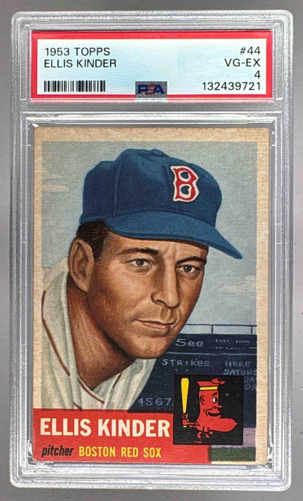132439721 Ellis Kinder 1953 Topps #44 PSA 4