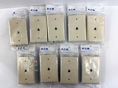 Eaton Flush Mount Voice/Data Modular Jack 3533-4LA Lot of 9