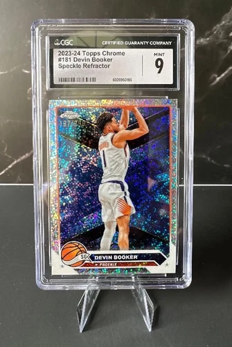 2023-24 Topps Chrome - #181 Devin Booker Speckle Refractor /299 CGC 9