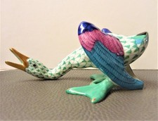 Porzellan figur Vogel Ente von Herend Fishnet ✨✨✨✨✨