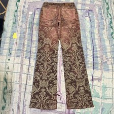 Vintage Roberto Cavalli Just Cavalli Floral Print Bootcut Jeans Size 29x35