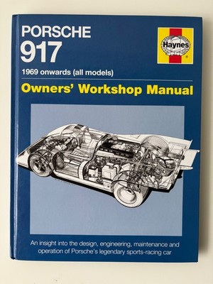 Porsche 917 Buch Haynes Werkstatthandbuch ab 1969 (alle Modelle)