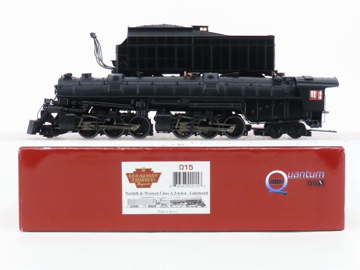 HO Broadway Limited BLI 015 Unlettered 2-6-6-4 Class A Steam w