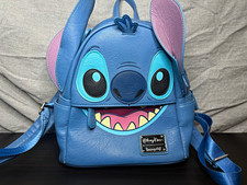 Loungefly Disney Stitch Mini Backpack - Blue/Pink Colorway