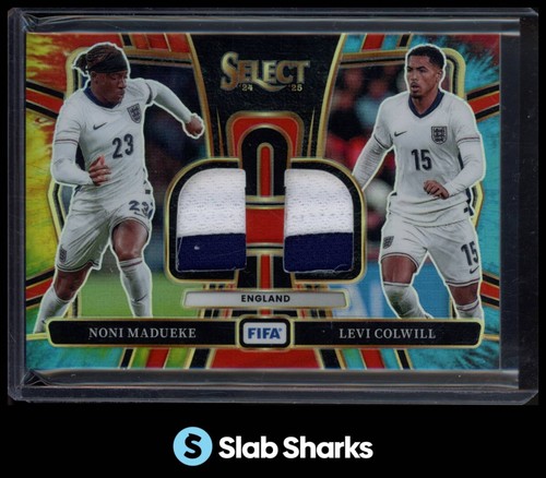 2024 PANINI SELECT FIFA LEVI COLWILL/NONI MADUEKE DUAL SWATCH TIE-DYE JERSEY /25