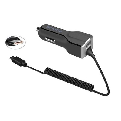 For Galaxy A23/A24/A25/A26 - Car Charger 30W Type-C Power Adapter DC Socket