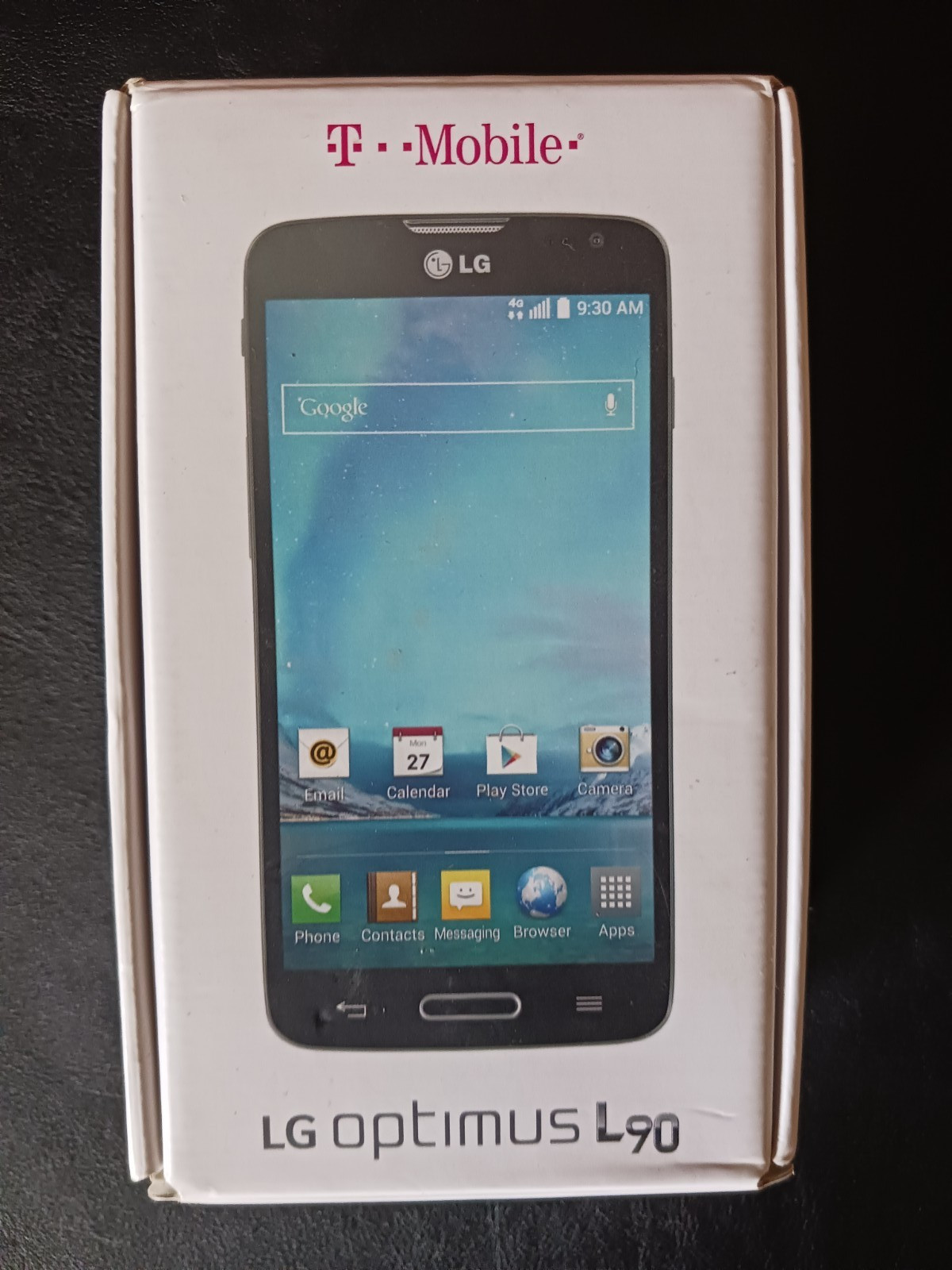 Gray T-Mobile LG OPTIMUS L90 D415 Android 4.7" Screen 4G LTE