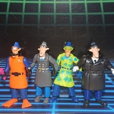 Vintage 1991 Burger King Inspector Gadget Toy Figures Set of 4 LOT Cartoon