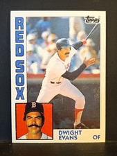 1984 Topps #720 Dwight Evans RED SOX