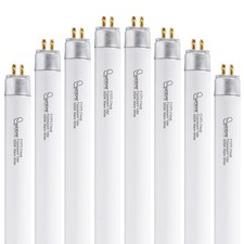 8 Pack 21 Inch F13T5/WW Fluorescent Light Bulb 3000K Warm White T5 13 Watts F...