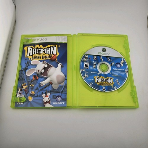 Rayman Raving Rabbids Xbox 360 2007 Complete With Manual And Art Book - Picture 13 of 13