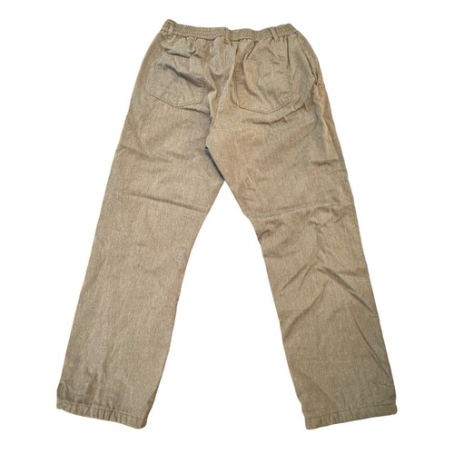 Haband's Men's Pants 38L Gray Ice House Flannel Lined Outdoor Winter Workwear - Picture 3 of 11
