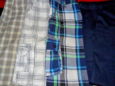 Lot of 4 Shorts  New Dress/ Khaki Pants Boys Youth- 8, 10, 12  16 Adjustable 