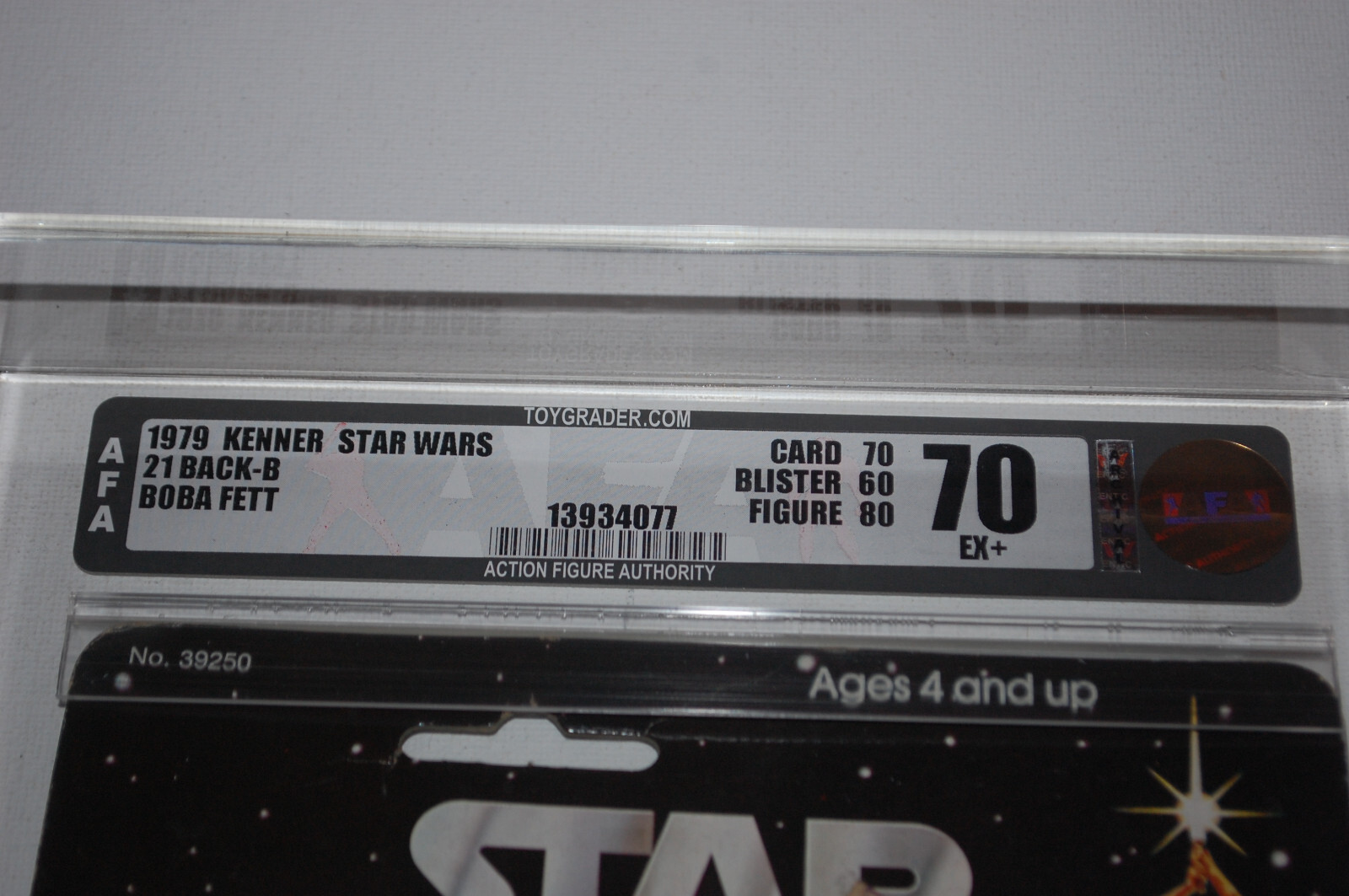 Boba Fett 1979-Star Wars 21 Back-B MOC-Graded AFA 70 Archival-CGA ...