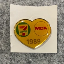 Vintage 7-Eleven Employee Lapel Pin - 1989 MDA