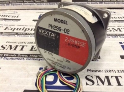 Used Stepping Motor Vexta 5.5VDC PH296-02 1.25A Tested 1.8/STEP 2 Phase el