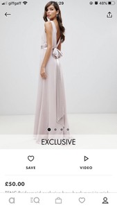 sheshow backless bow dress