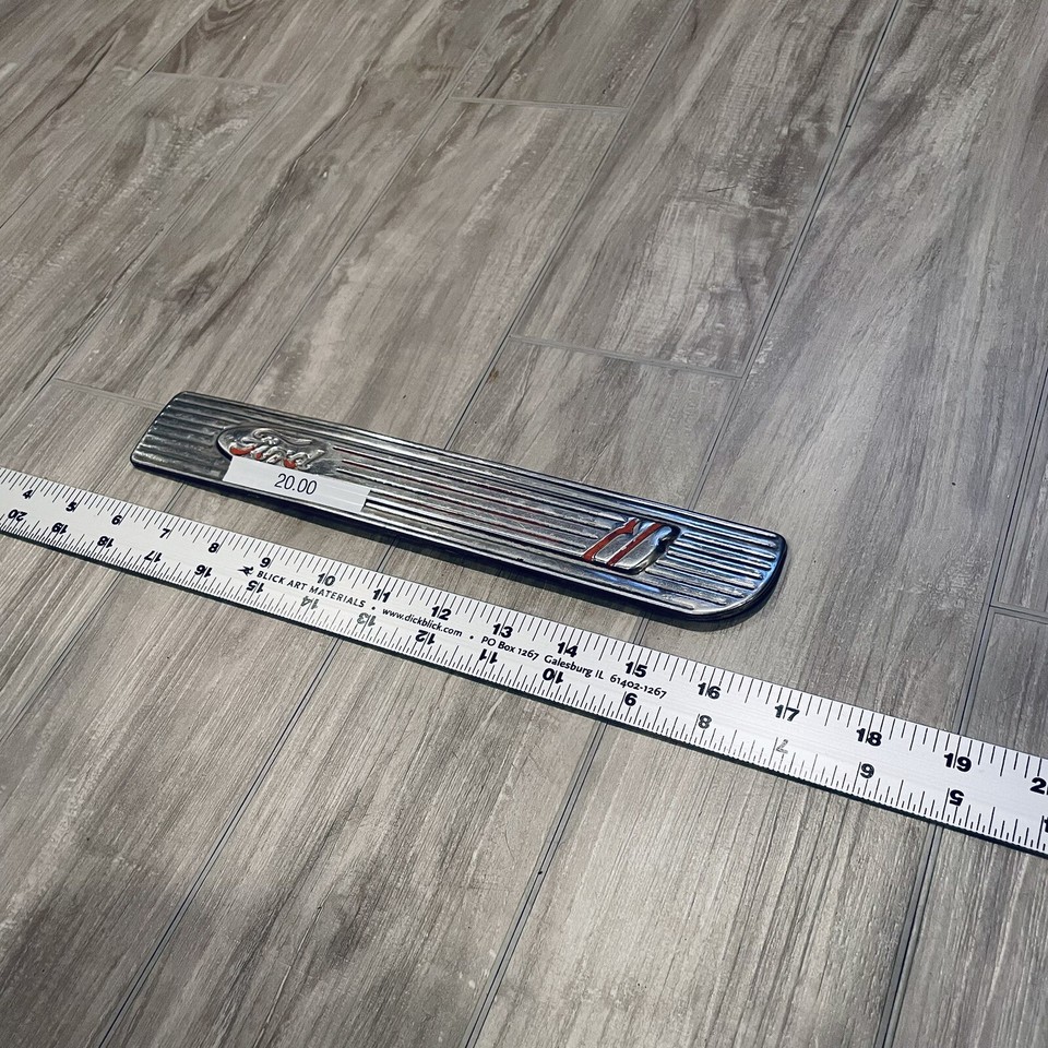 Vintage Ford Pickup Truck Fender Spear Emblem Badge Ornament Trim eBay