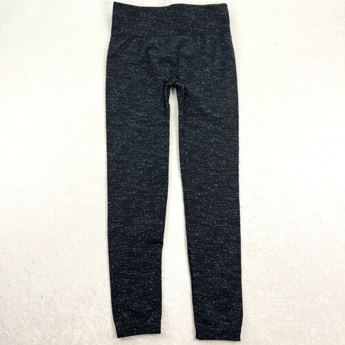 ONE 5 ONE Compression Ankle Leggings Womens XL Fleece Lined Black Heather