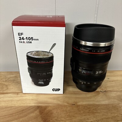 NEW Camera Lens Coffee Cup Like Canon EF 24-105