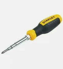 Stanley Hand Tools 6-in-1 Multi-Bit Screwdriver Model #STHT60083 New Well Made!