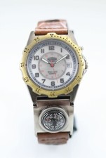Wolverine Men Watch Silver Gold Stainless Lea...