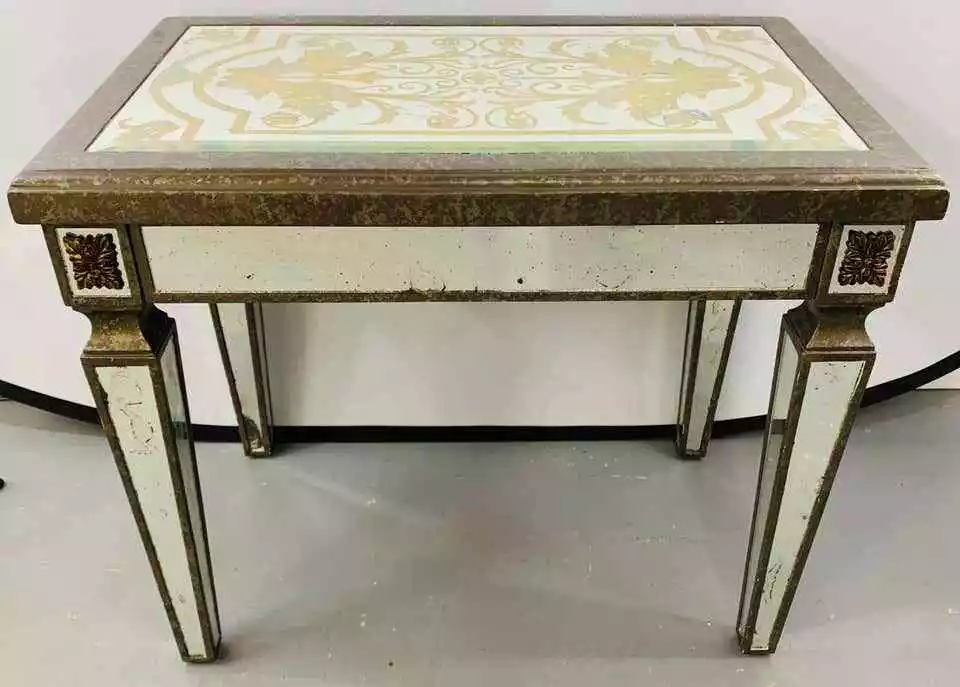 Mirrored side table ebay deals