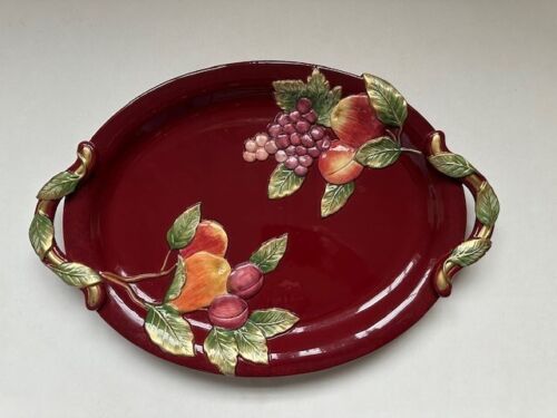 Fitz and Floyd Classic Renaissance Oval Platter with Handles - NEW with Box - Picture 3 of 13