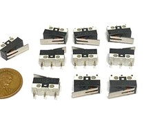 10 Pieces Limit Switch Lever 3d Printer n/c n/o arm micro small ac dc A