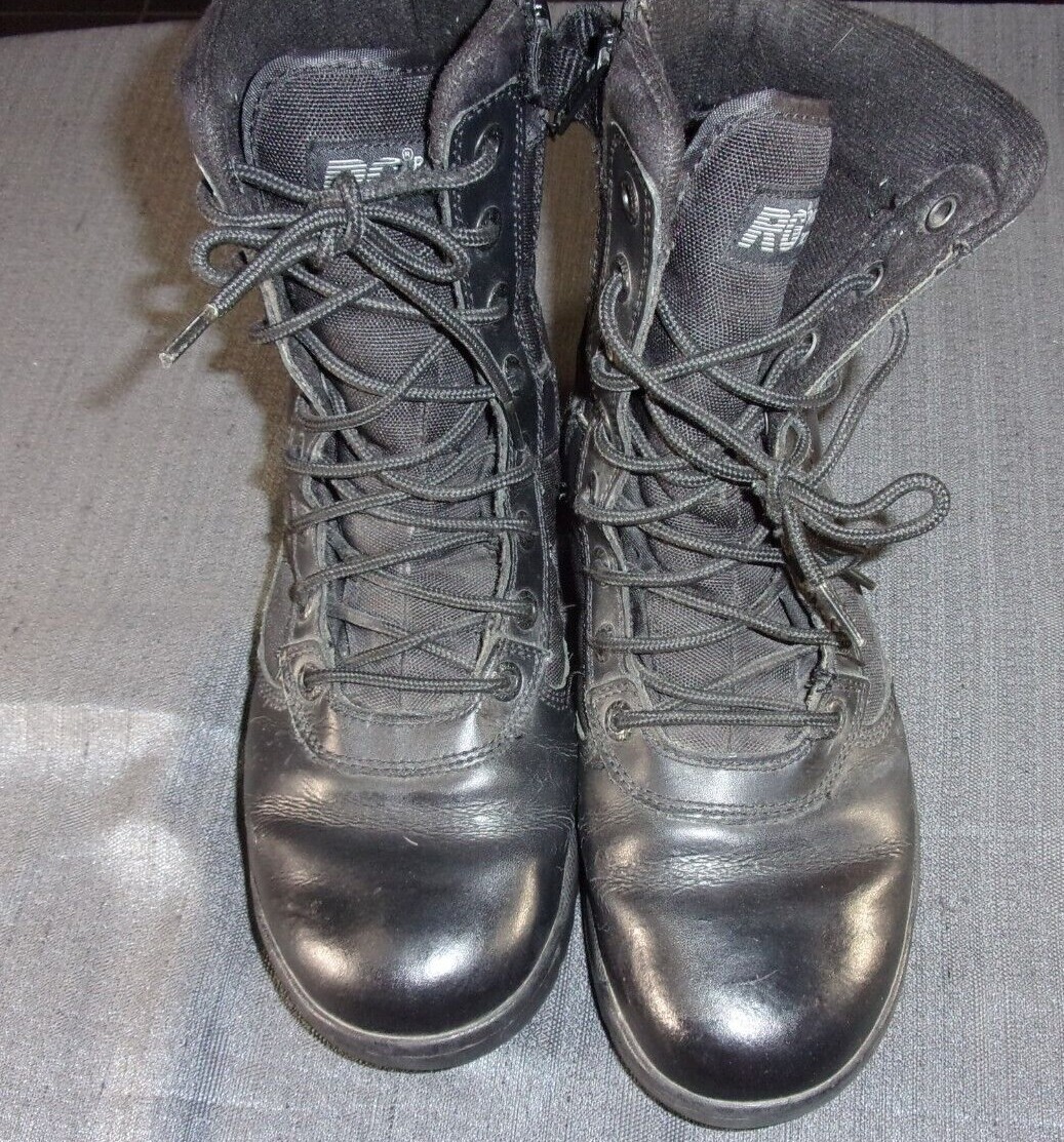 REPONSE GEAR BY T.O.F.O. BLACK SIDE ZIP TACTICAL WORK BOOTS  display picture 3