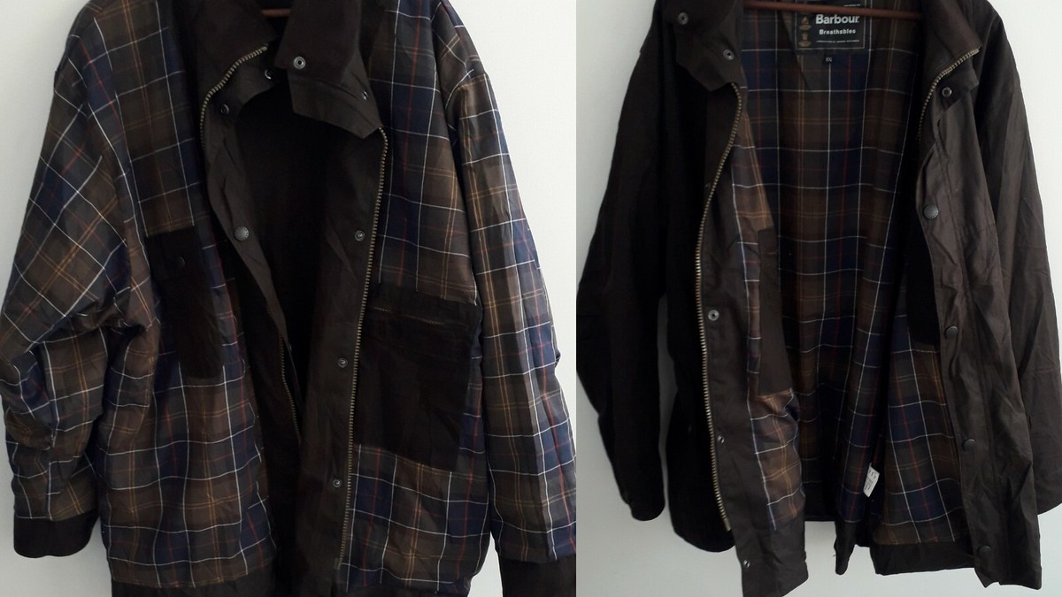 barbour A25 breathables jacket duracotton trapper JKT 2XL _ barbour A25 breathables jacket duracotton trapper JKT 2XL _