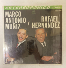 MARCO ANTONIO MUÑIZ Y RAFAEL HERNANDEZ -SELFTITLED- 1964 MEXICAN LP, BOLERO