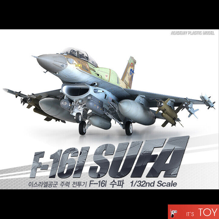 Academy 1/32 F-16I SUFA Israel Combat Aircraft force Plastic Academy 1/32 F-16I SUFA Israel Combat Aircraft force Plastic