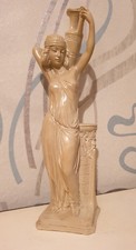 Antique Russia USSR heavy figurine sculpture greece Greek woman with a pitcher