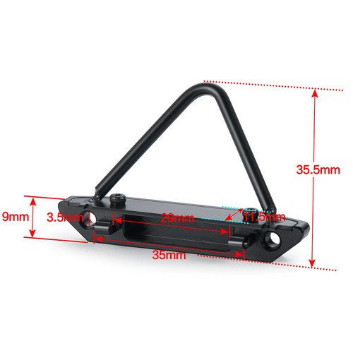 For Axial SCX24 1/24 RC Car Front Bumper Metal Protective Bar Bracket - Picture 7 of 12