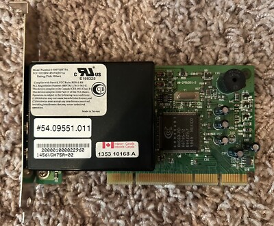 Fax/Modem Askey Computer Corp Card 1456VQH75A cRUus 56K PCIe