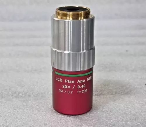MITUTOYO LCD Plan Apo NIR 20X / 0.40 ∞ /0.7 f=200 Microscope Objective Lens