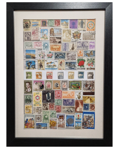 Levante Länder Themen Briefmarke Collage Kunst - Bild 1 von 5