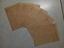 7 orginale Quittung Shell Rhenania-Ossag vor 1945