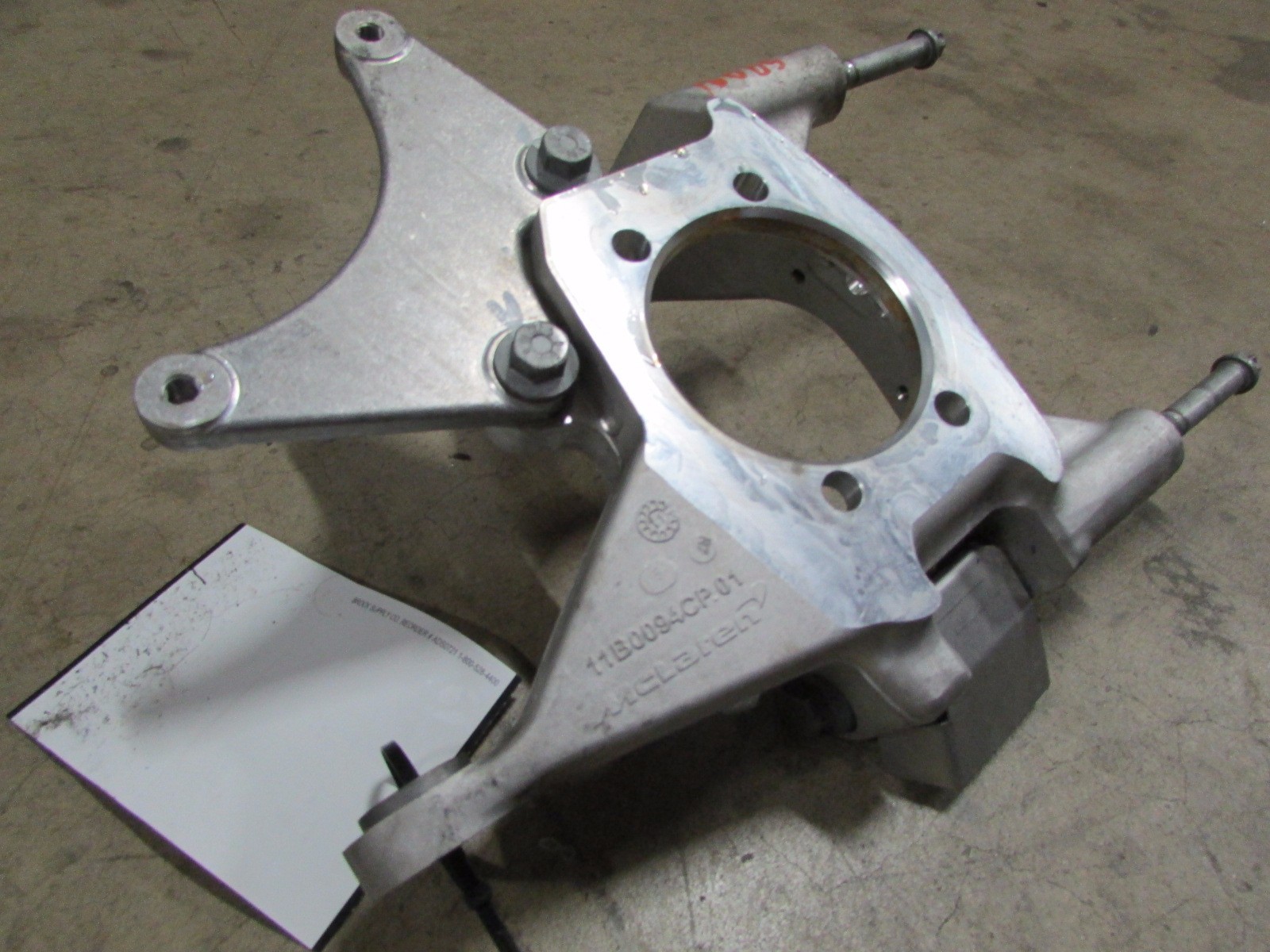 McLaren MP4-12C, RH, Right Rear Knuckle/ Upright W/O Hub, P/N 11B0094CP