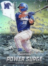 2021 PANINI PRIZM DRAFT SILVER INSERT ROOKIE POWER SURGE HUNTER GOODMAN 