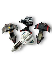 Lot of CAPTAIN POWER Jet XT-7 2 Phantom Striker Interlocker Mattel 1986 Parts