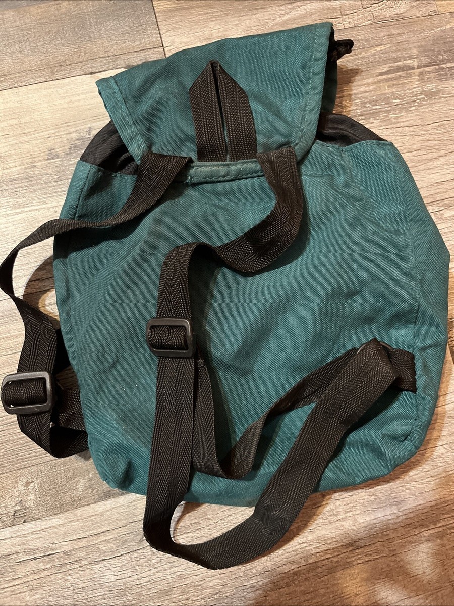 Vintage EASTPAK Made USA Green Top Loading Backpack | eBay