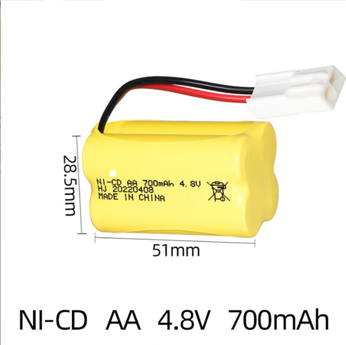 Confezione Batteria 4.8V 700mAh Ni-Cd AA SM-2P Ricaricabile Spina per Telecomando Auto - Foto 5 di 14