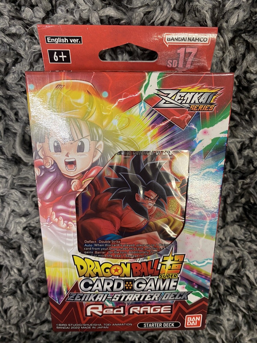 Dragon Ball Super Card Game - Starter Deck 17 Red Rage - DBS-SD17