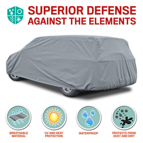 Full SUV Car Cover for Infiniti Motor Trend Indoor Outdoor Breathable Protection - Picture 4 of 6