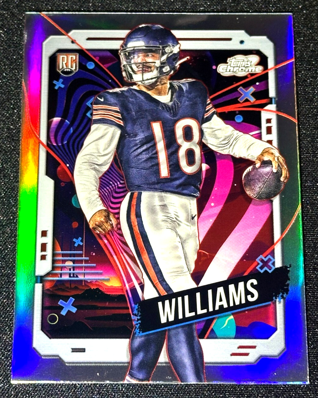 2024 Topps Cosmic Chrome Caleb Williams RC REFRACTOR  #118 Rookie Card Bears