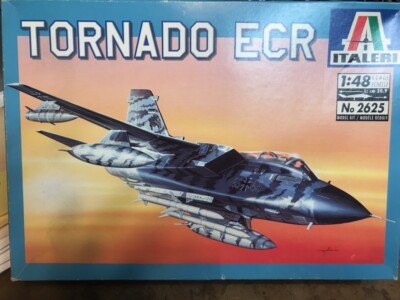 Rare Italeri Tornado ECR Tiger Stripe...Kit 2625 ..1/48...MINT