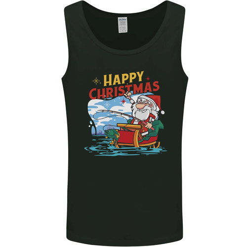 Chemise Columbia Homme Taille S – Manches Courtes – Thème Pêche Et Noël – Père Noël