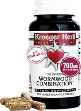 , Wormwood Herb, Black Walnut, Clove, Quassia, Worm Wood Detox Cleanse - Vegetar